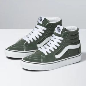 Green Vans SK8-HI 6.5